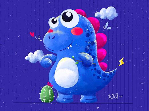 今日份小可爱🦕请查收✉️（个人主页-ZNTM3ODgzMTY=） - 儿童插画 - 站酷设计师Maneki招财原创素材 - 站酷ZCOOL