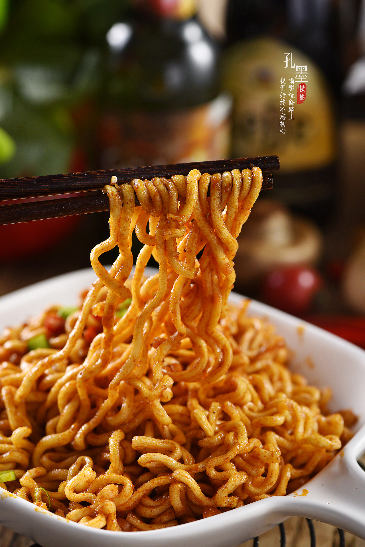 火鸡面产品拍摄