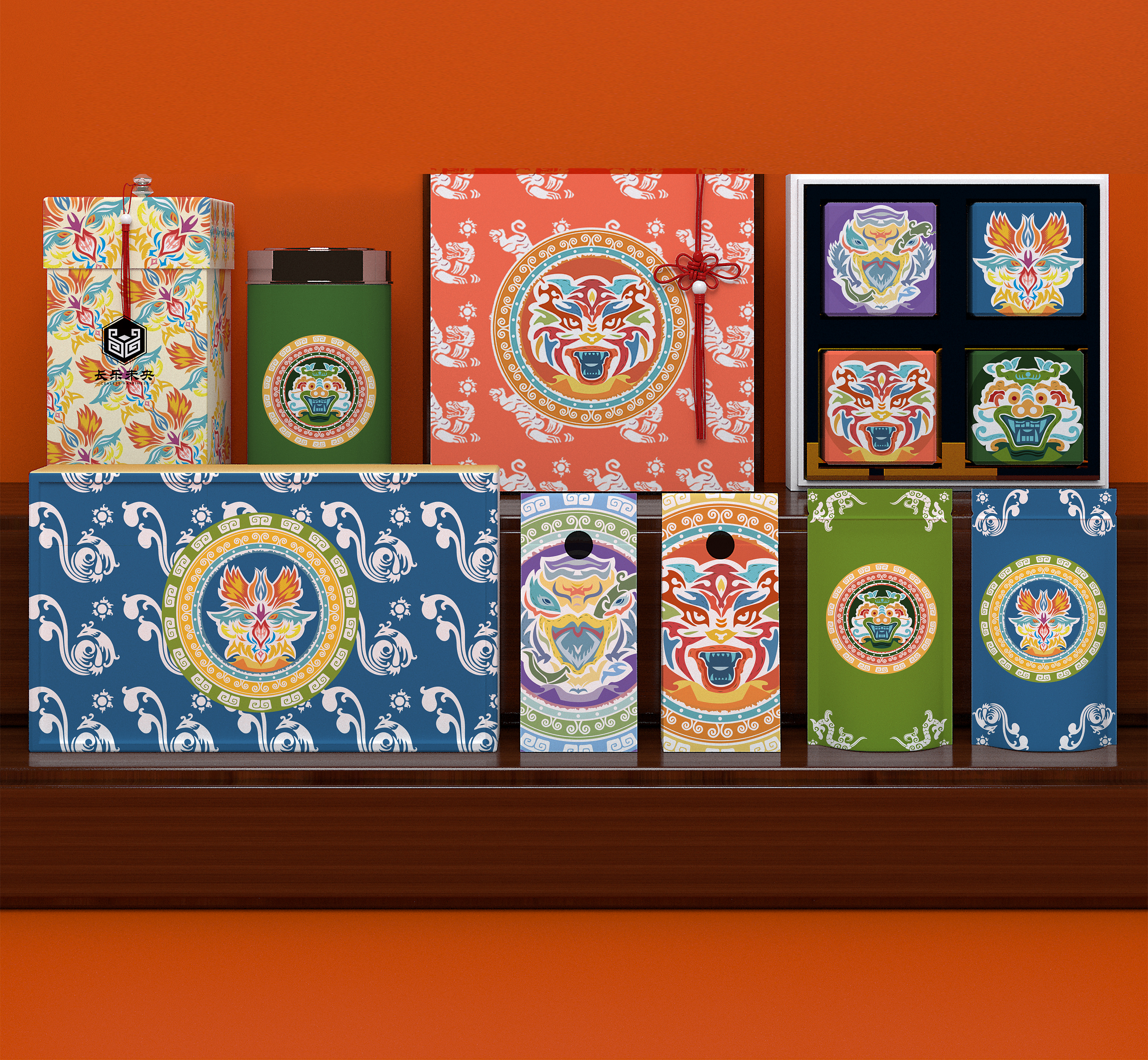 四神纹样文创产品|平面|包装|养乐多7 - 原创作品 - 站酷 (zcool)