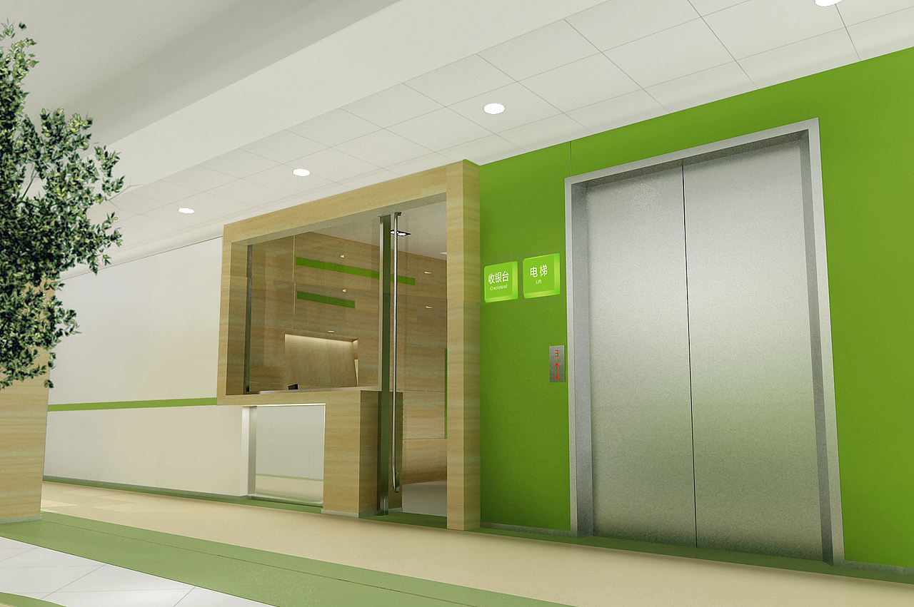 医院展厅空间装修设计|广州设计公司（图ZNjQ4MjAwMTI=） - 展陈设计 - 站酷设计师he1985原创素材 - 站酷ZCOOL