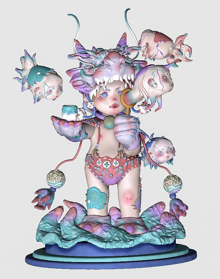 《妙法自然》（图ZMjYzNzMzODg0） - 人物/生物 - 站酷设计师咸鱼画饼原创素材 - 站酷ZCOOL
