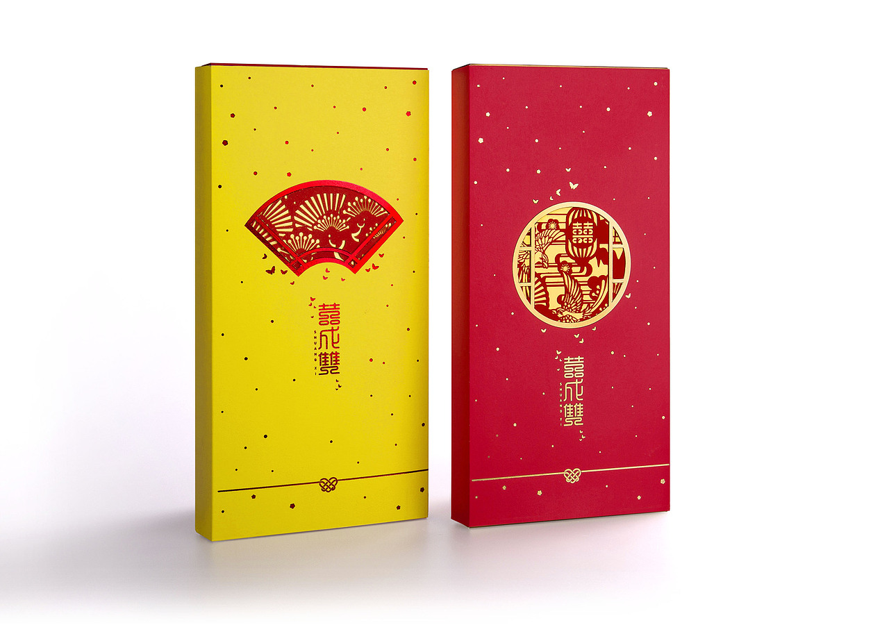 报喜|有礼有节™至美婚礼系列 ——《喜成双》婚庆红包