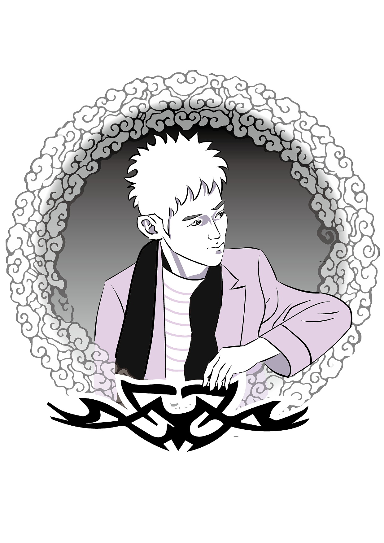 漫画风插画 小哥哥（图ZMTE4Njc5MTI0） - 创作习作 - 站酷设计师稻香2142原创素材 - 站酷ZCOOL