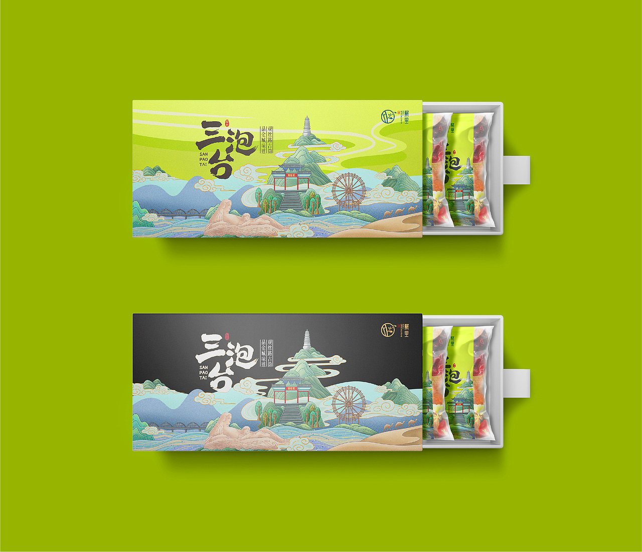 三泡臺(tái)茶飲品包裝設(shè)計(jì)（圖ZMjAzMjk4NjAw） - 包裝 - 站酷設(shè)計(jì)師大大聖原創(chuàng)素材 - 站酷ZCOOL