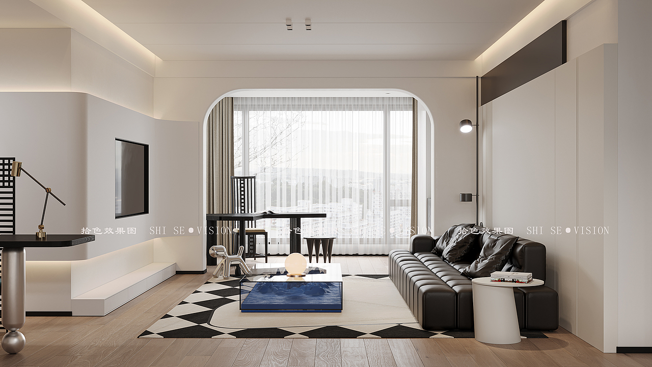 现代简约客餐厅案例