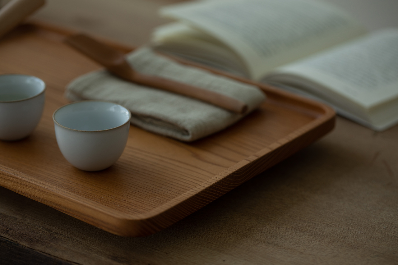 家居摄影-原木托盘拍摄