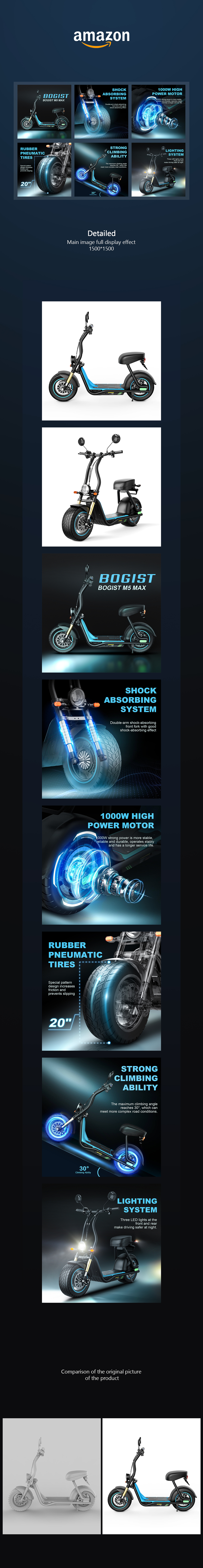 亚马逊-电动摩托车