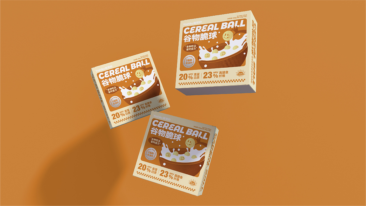 Yoshiku优食谷 I 冲泡代餐系列包装设计（图ZMzM3ODk1NTE2） - 包装 - 站酷设计师無相原创素材 - 站酷ZCOOL