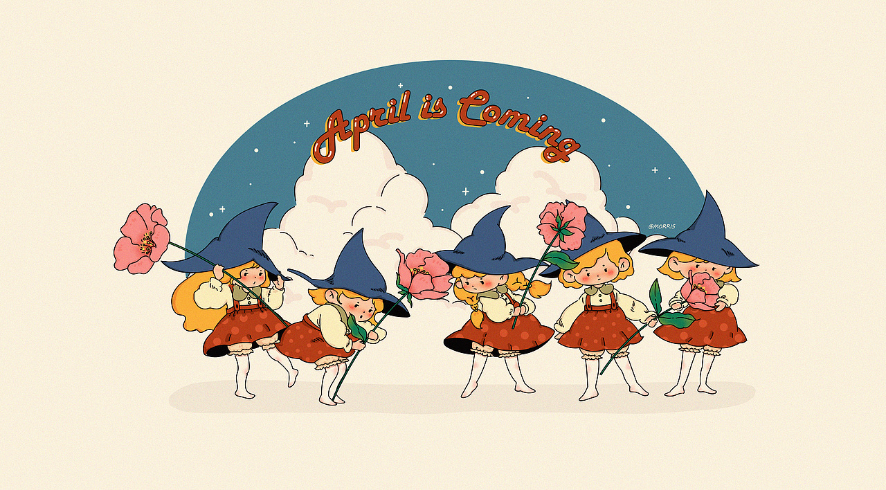 摸鱼壁纸（图ZMjk5MjkxMjA0） - 商业插画 - 站酷设计师MorrisLin原创素材 - 站酷ZCOOL