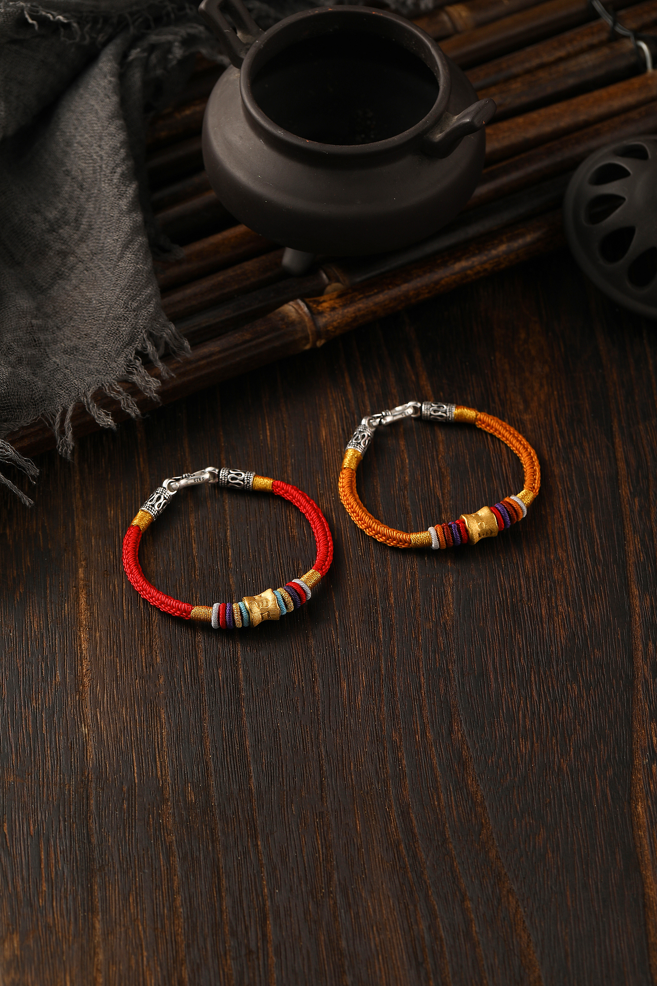 红绳饰品 金手镯