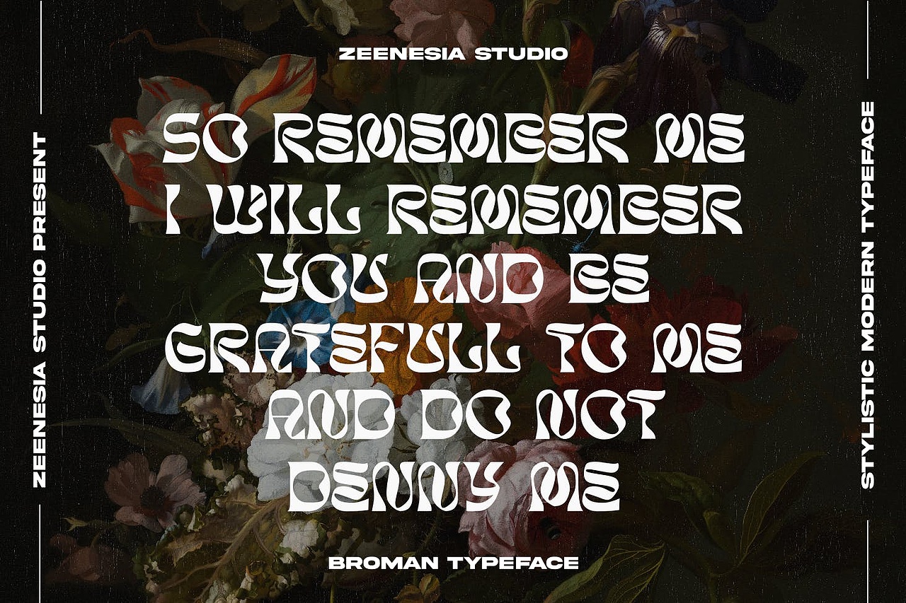 复古潮流酸性逆反差潮牌文创海报标题迷幻艺术英文字体