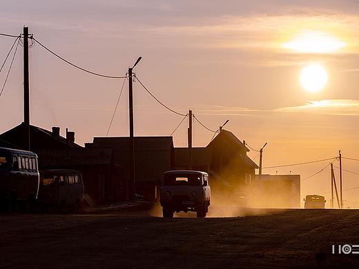 贝加尔湖的冬天