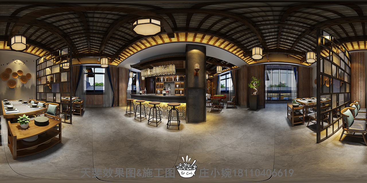 中式茶餐厅（图ZMTE5OTQ3MDk2） - 场景 - 站酷设计师庄小婉原创素材 - 站酷ZCOOL