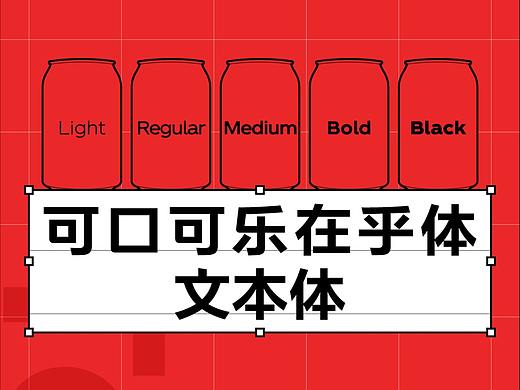 可口可乐在乎体文本体——专为排版而造