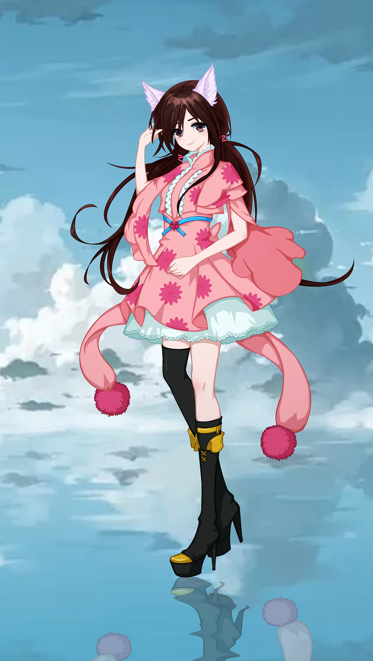 原创二次元猫女萌妹子一枚