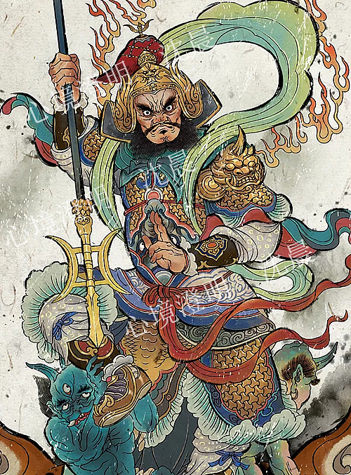 门神新设计~~（图ZMTE0MzU5MjA0） - 商业插画 - 站酷设计师心境澄明灬沈晨原创素材 - 站酷ZCOOL