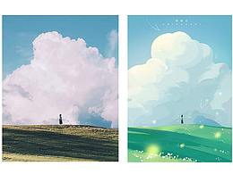 8月速涂插畫合集