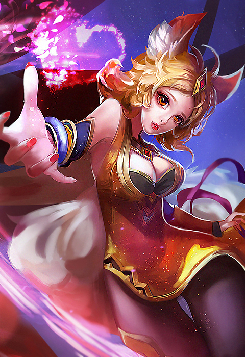 插画妲己临摹游戏设计