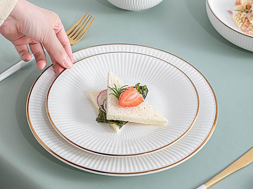 北欧简约条纹餐具