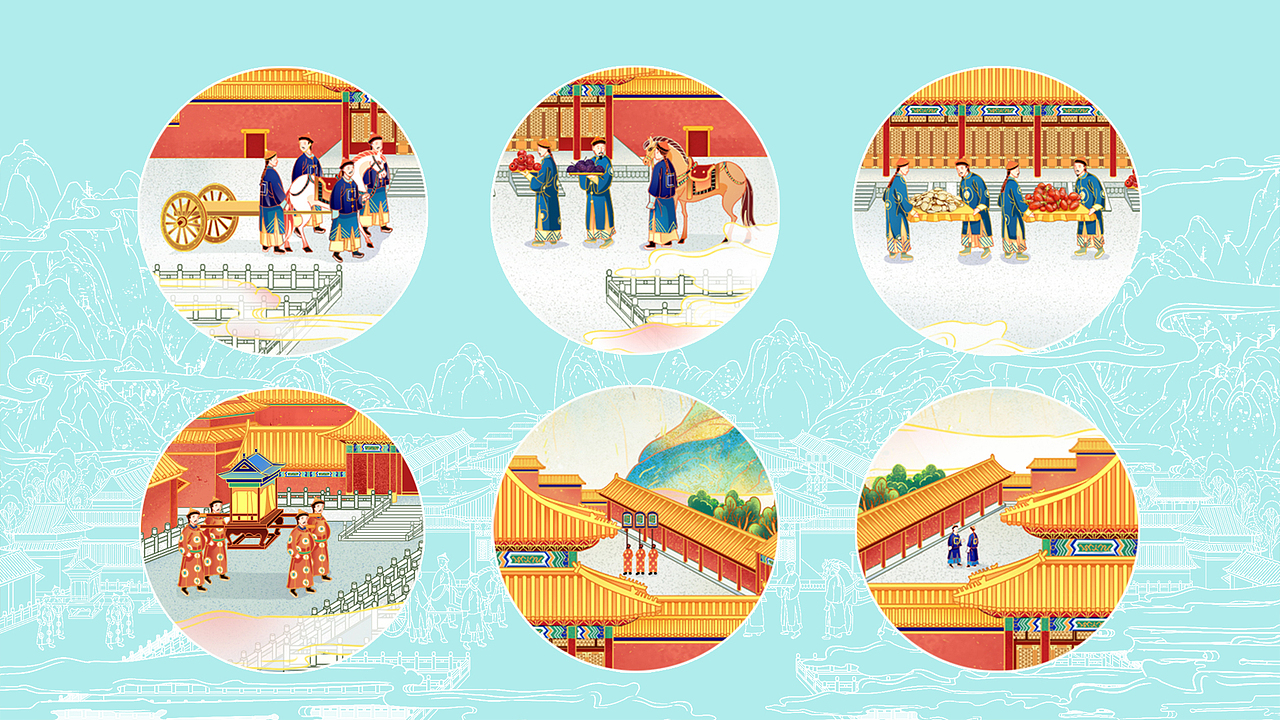 伊利x故宫 品牌联动海报