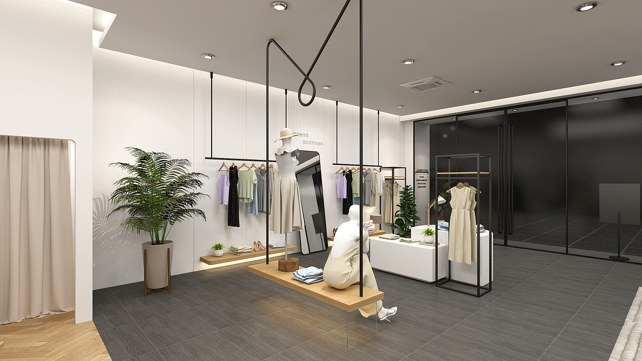芬岸服装店设计