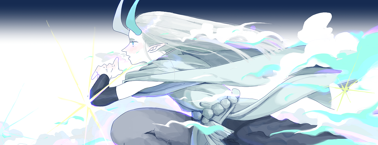 罗小黑战记同人插画-虚淮|插画|新锐潮流插画|狗熊粘牙 - 原创作品