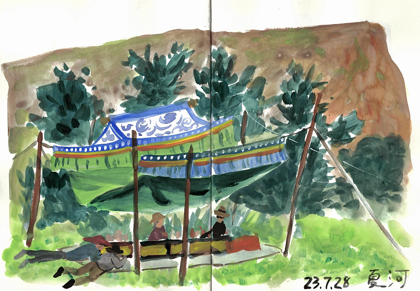 藏区一（图ZMzUyNDQyNTUy） - 艺术插画 - 站酷设计师阿茹先生原创素材 - 站酷ZCOOL