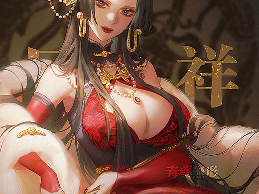 国风旗袍-四大美女
