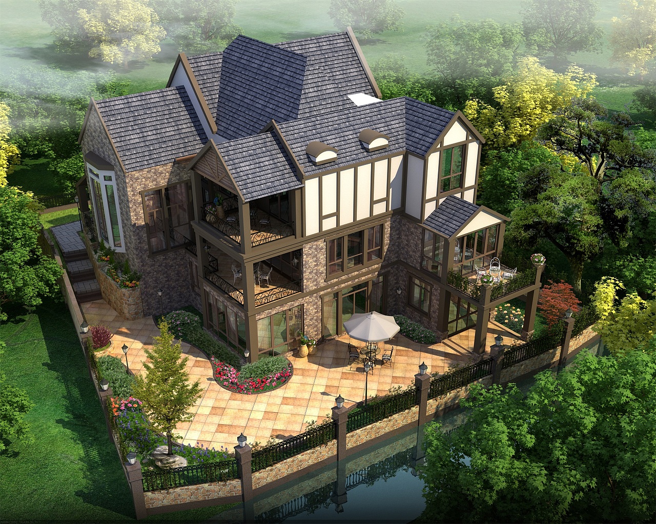 成都龙湖长桥郡·古风,理性和自然的完美融合@仁物设计