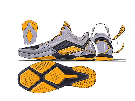 运动鞋设计（个人主页-ZMzg5MjIzNTI=） - 鞋履设计 - 站酷设计师woniushs原创素材 - 站酷ZCOOL