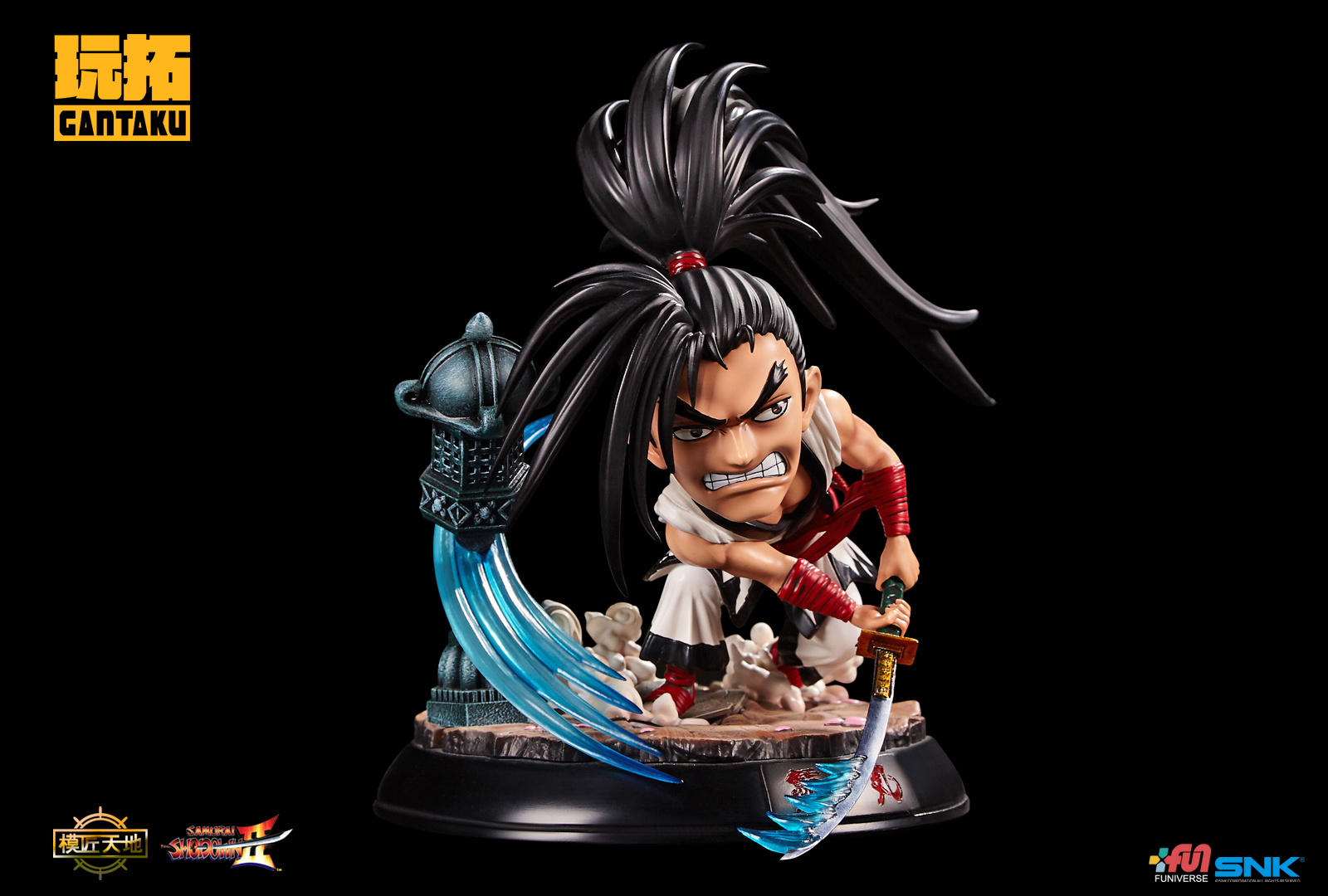 玩拓gantaku 侍魂 霸王丸 橘右京 sd人物手办 发布