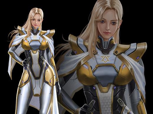 科幻女角色（個(gè)人主頁-ZNDI5NzQ4NzI=） - 游戲原畫 - 站酷設(shè)計(jì)師4零0原創(chuàng)素材 - 站酷ZCOOL