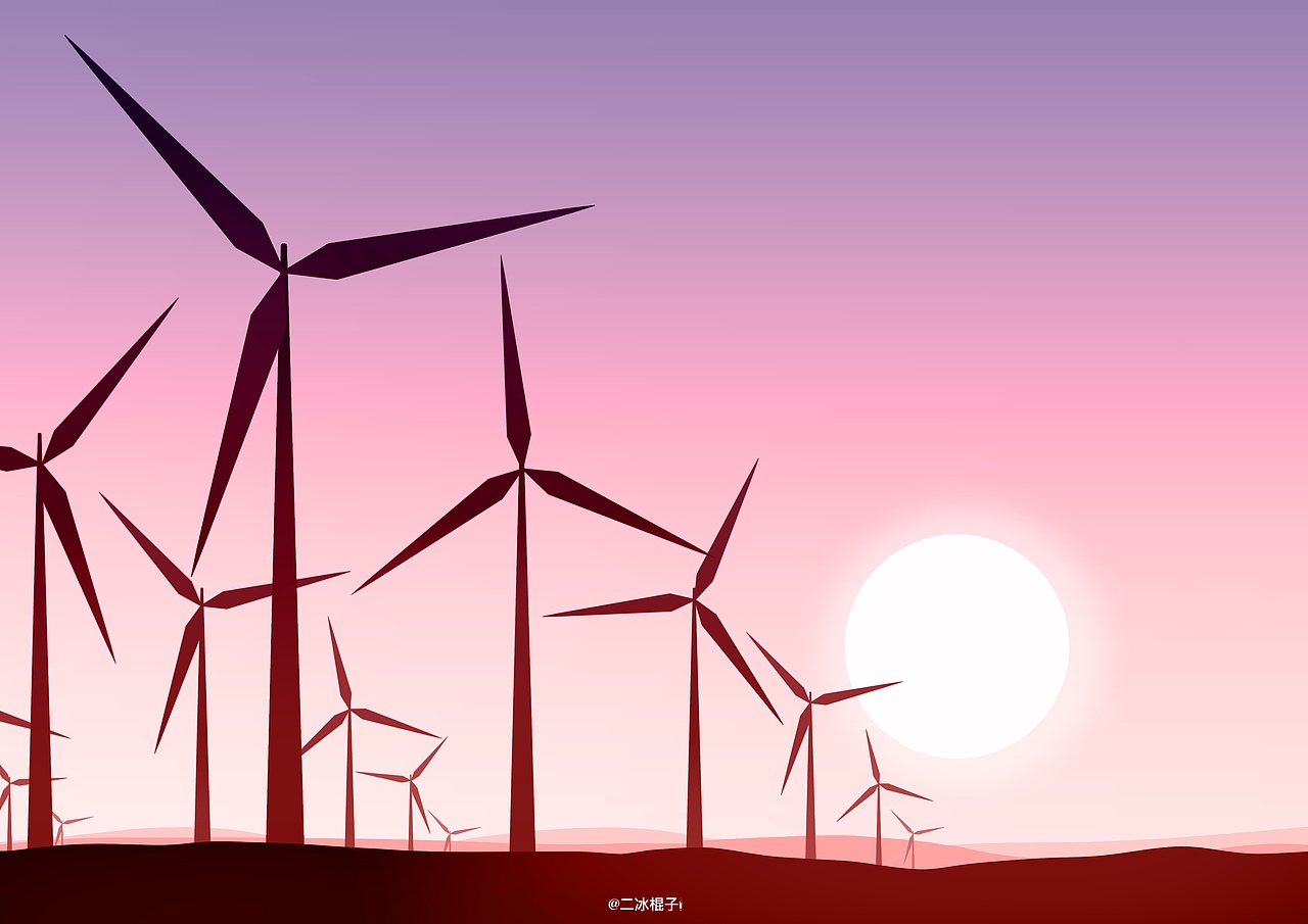 渐变式风景练习（图ZMjExMjQ4NDky） - 创作习作 - 站酷设计师小棍原创素材 - 站酷ZCOOL