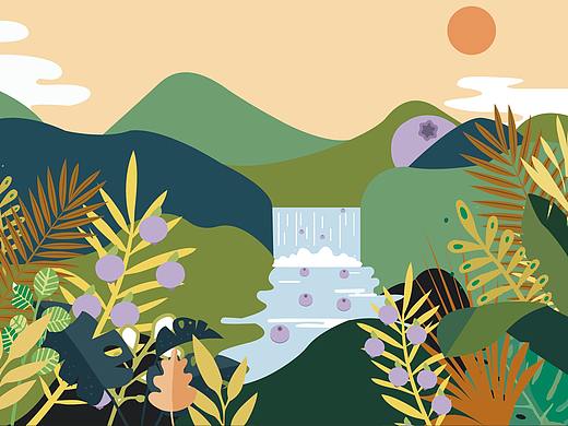 一个蓝莓果干的设计