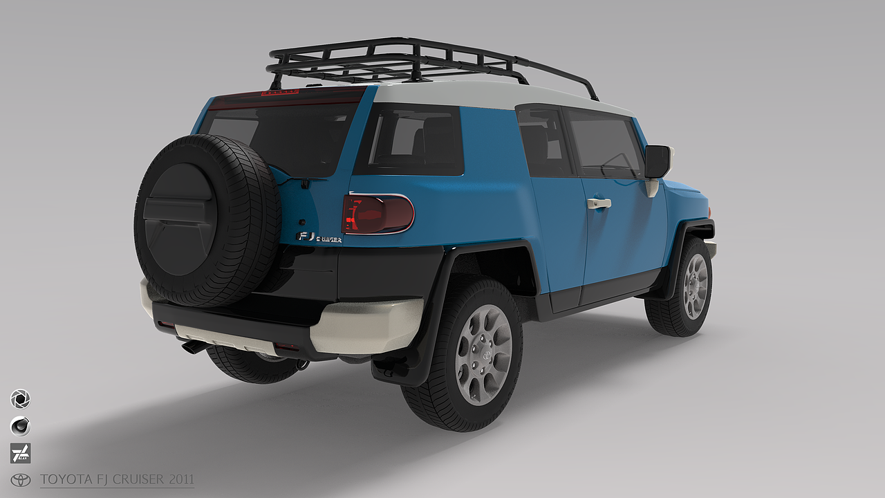 Toyota FJ Cruiser 2011渲染练习