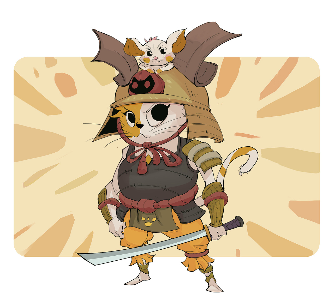 幕府猫猫（图ZMjgyNTAxOTEy） - 其他动漫 - 站酷设计师画画的七圆儿原创素材 - 站酷ZCOOL