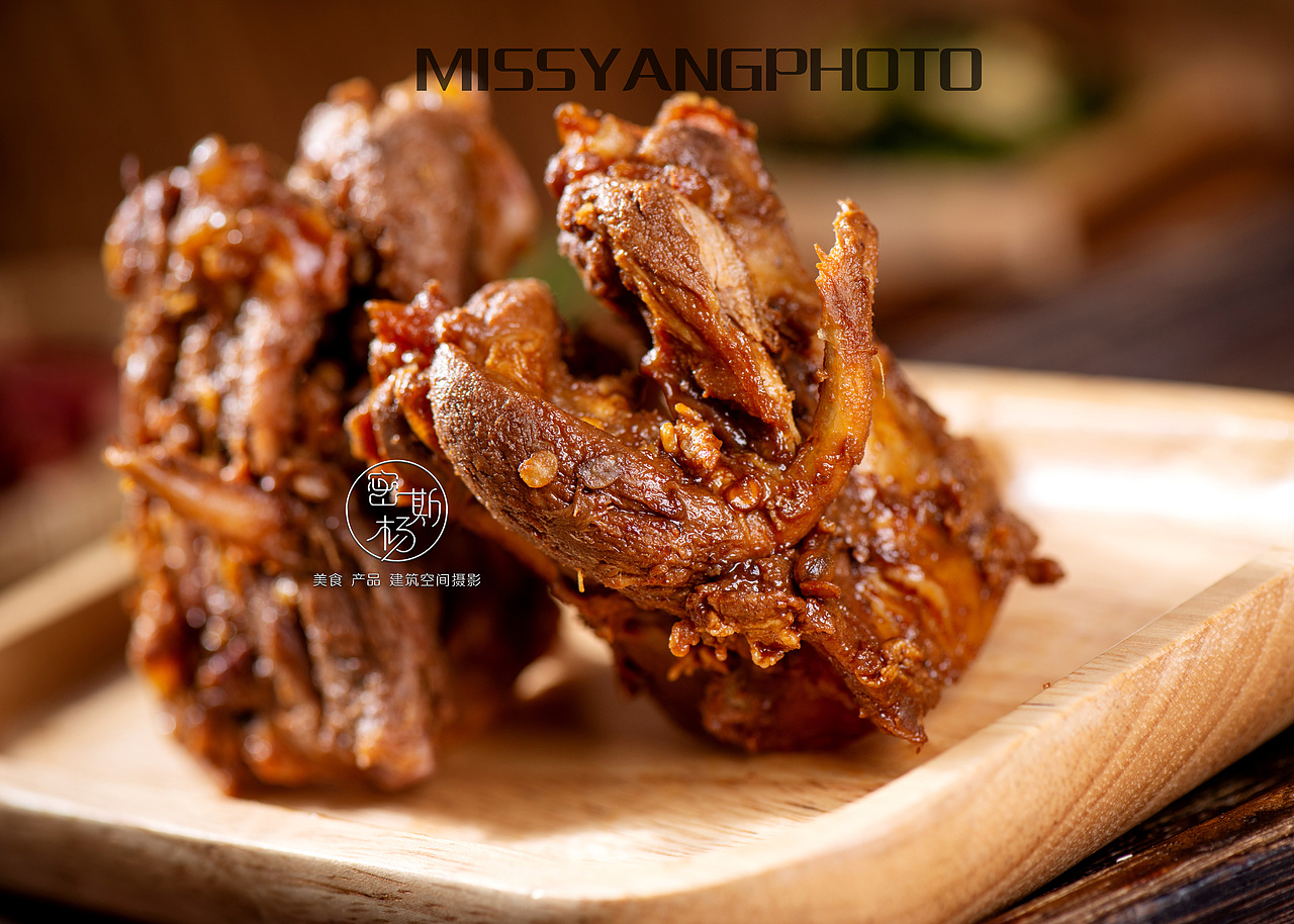 一组鸭货产品拍摄