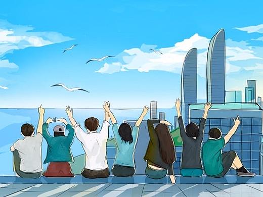 厦门航空校聘h5设计