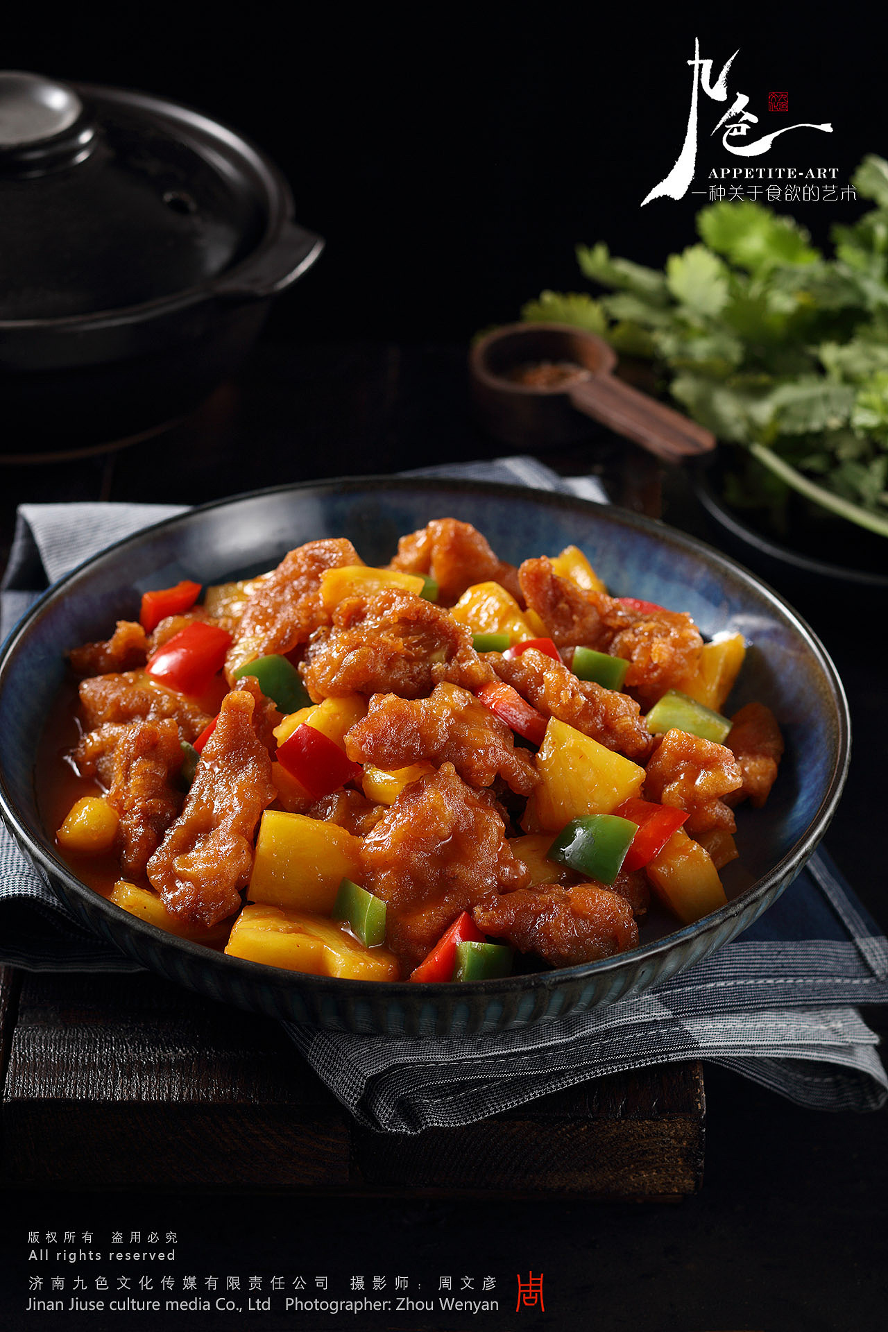 山东-济南美食摄影-九色食物摄影-调理鸡肉食材拍摄