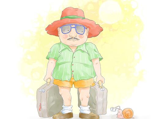 夏日旅游*几米的袋鼠