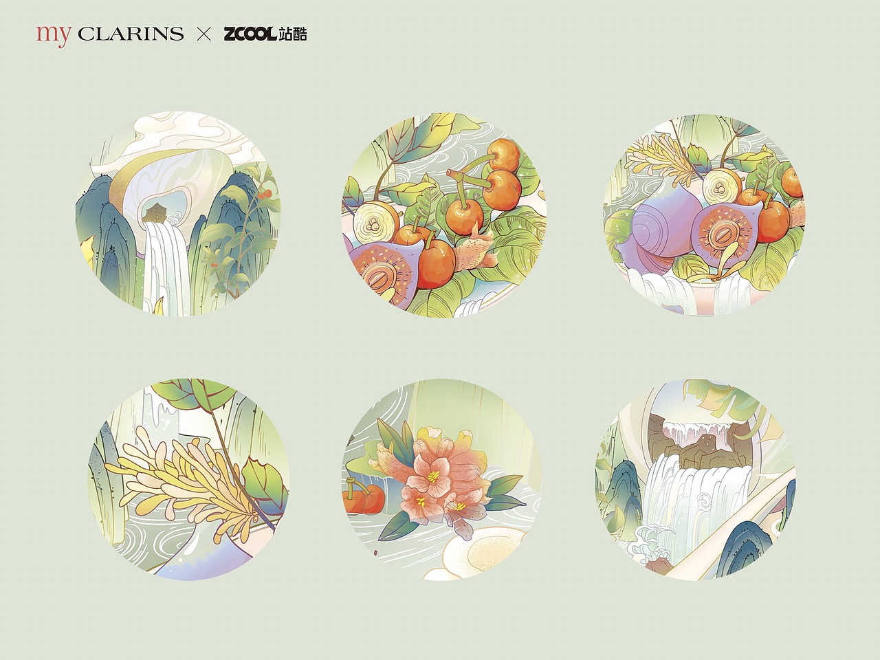 my CLARINS寻找天然好食肌