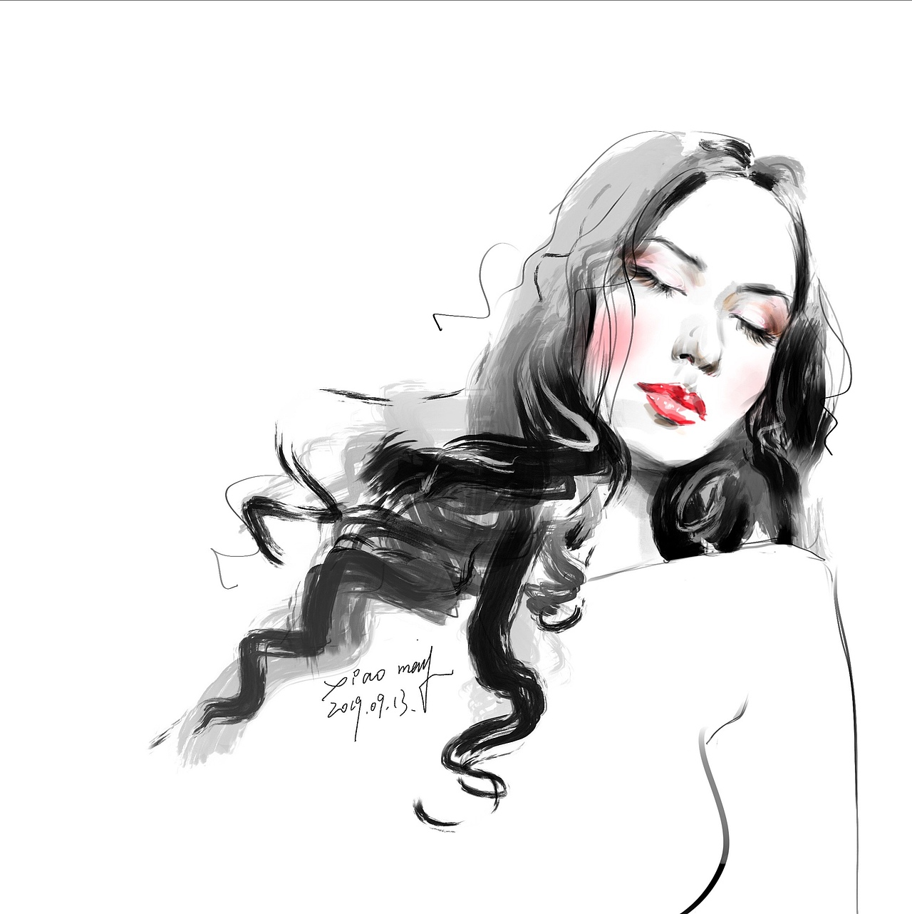 9月份的几张女生插画（图ZMTc3NjAyNTY4） - 新锐潮流插画 - 站酷设计师霓虹赶路人原创素材 - 站酷ZCOOL