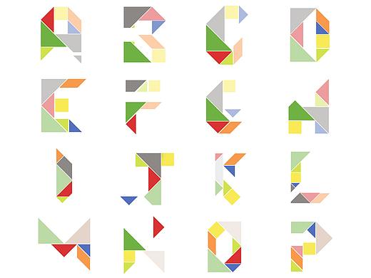 26英文字母丨字体字效设计