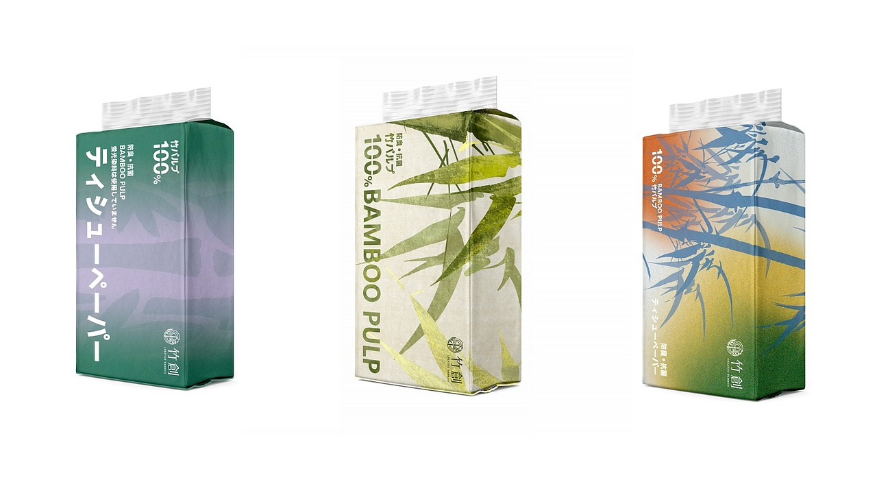 原创产品包装设计/日本纸巾品牌•竹創（图ZMzc5MzE3OTI0） - 包装 - 站酷设计师池晓姗原创素材 - 站酷ZCOOL