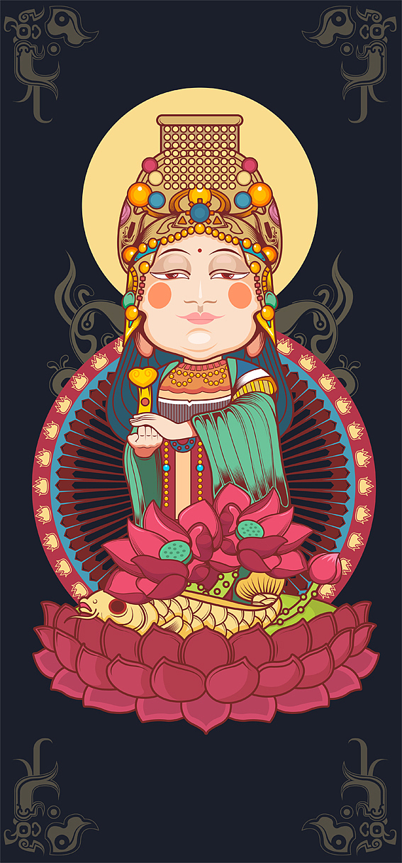 我不是主角-妈祖（图ZMzQyNjk3NDA=） - 商业插画 - 站酷设计师骚包原创素材 - 站酷ZCOOL