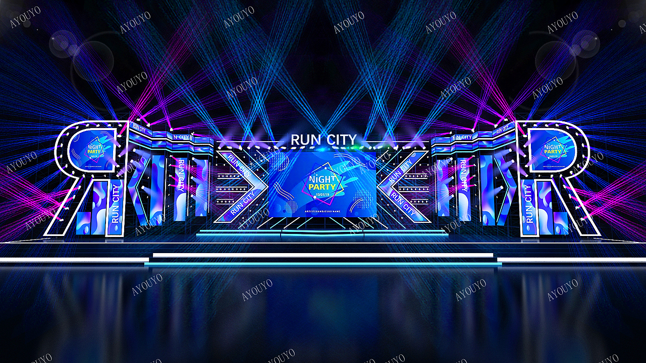 演唱会活动舞美