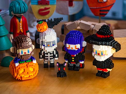 2021一直拼微积木作品欣赏