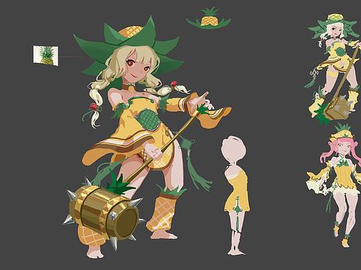 一个小人设练习（个人主页-ZNDUwMTczNjg=） - 游戏原画 - 站酷设计师翔啊翔原创素材 - 站酷ZCOOL