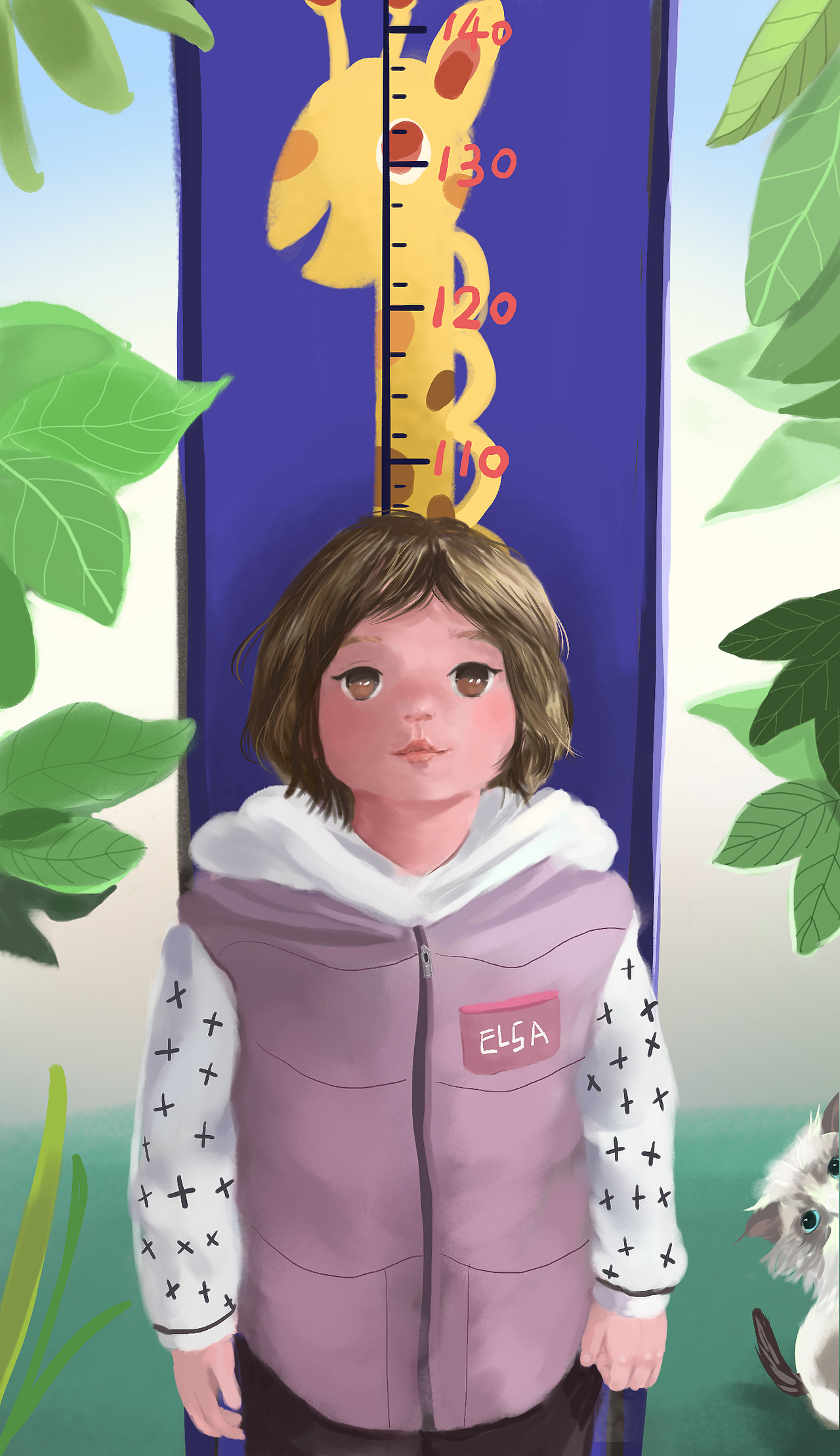 量身高（图ZMjUxMTExNTAw） - 儿童插画 - 站酷设计师哎嘿哎嘿伊儿呀原创素材 - 站酷ZCOOL