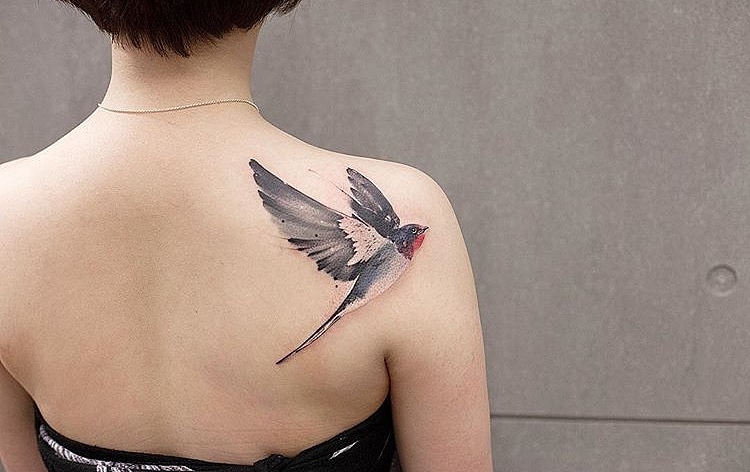 彩色独独特的纹身大合集.纹身呢是特别能体现越是简单